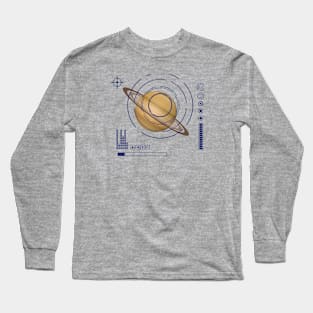 Saturn Exploration Space Travel Long Sleeve T-Shirt